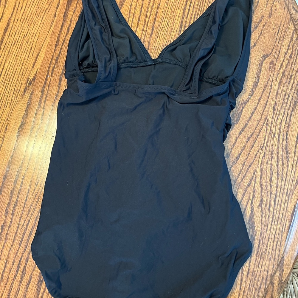 J.Crew Black Ruched Swimsuit - Picture 5 of 5